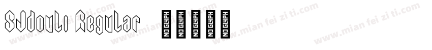 SJdouli Regular字体转换